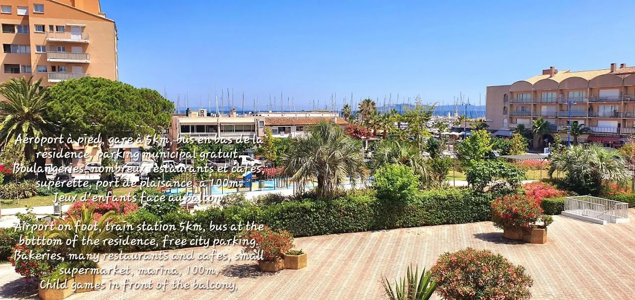 Apartamento Jolie Vue - La Loge Hyères 0*,  Francia